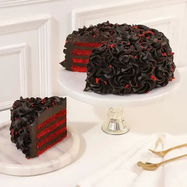 Truffle Coated Red Velvet Cake Delice — view 3 of 3