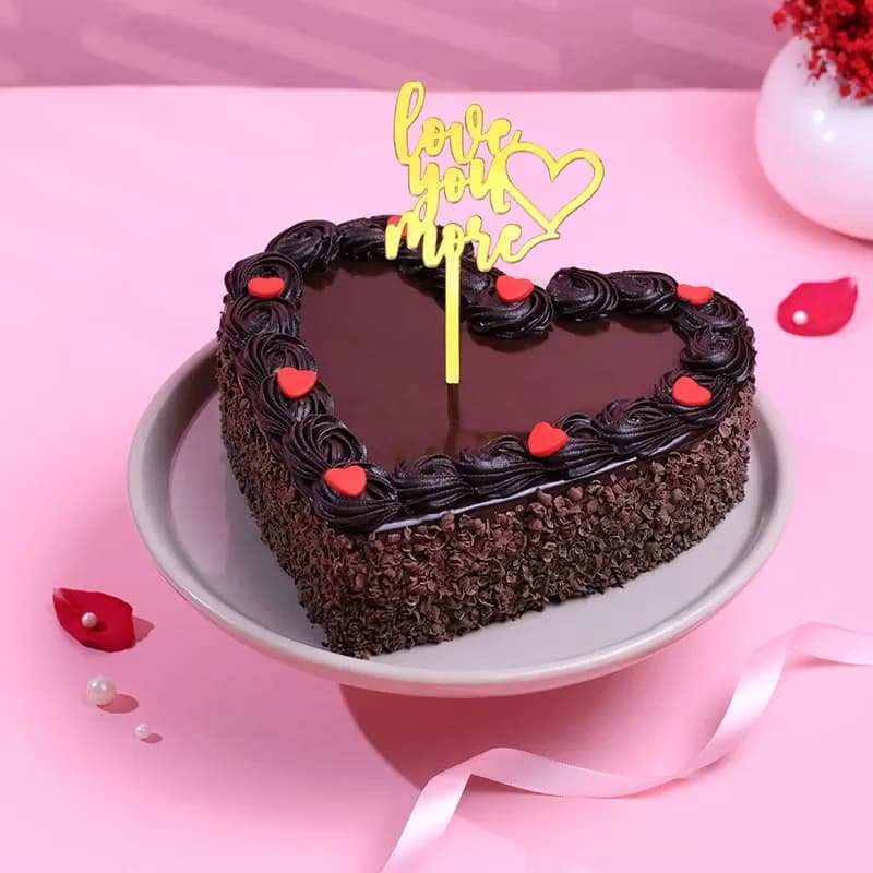 Heart Full Of Chocolate Cake Sweet — view 2 of 3