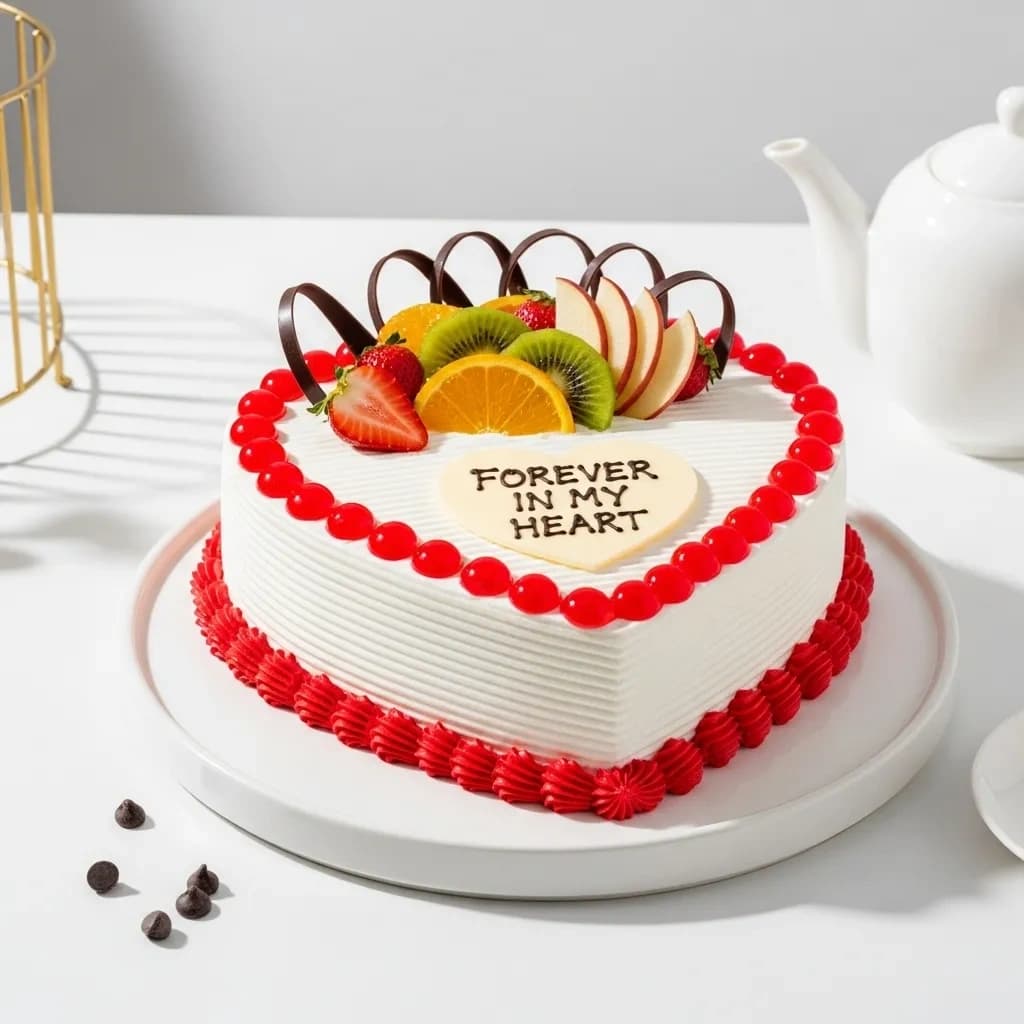 Fruit Cake in Heart Shape Delice — view 3 of 3