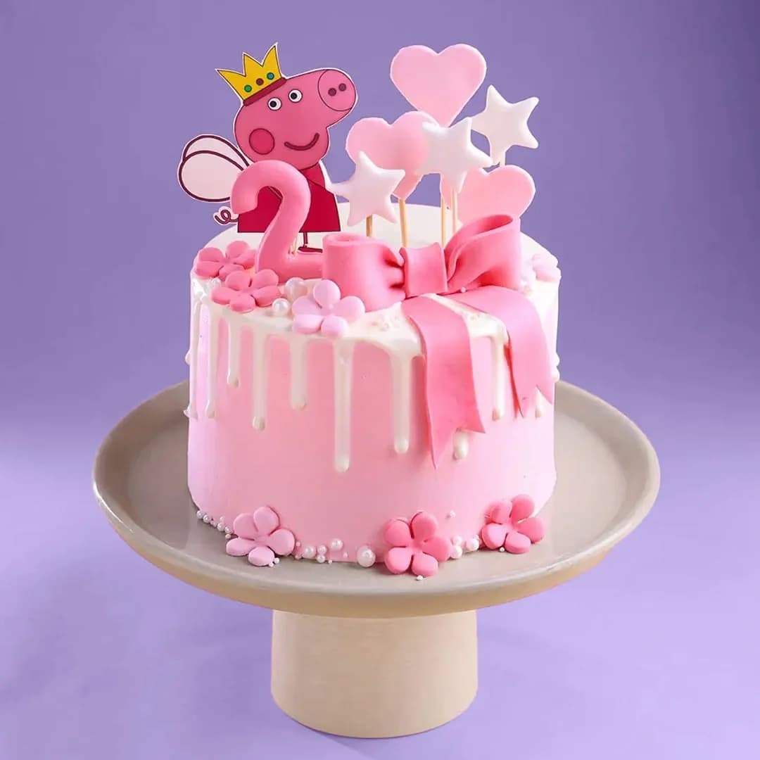 Princess Peppa Pig Drip Cake Delice — view 1 of 3