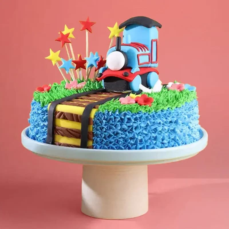 Thomas Train N Stars Theme Cake Sweet — view 1 of 3