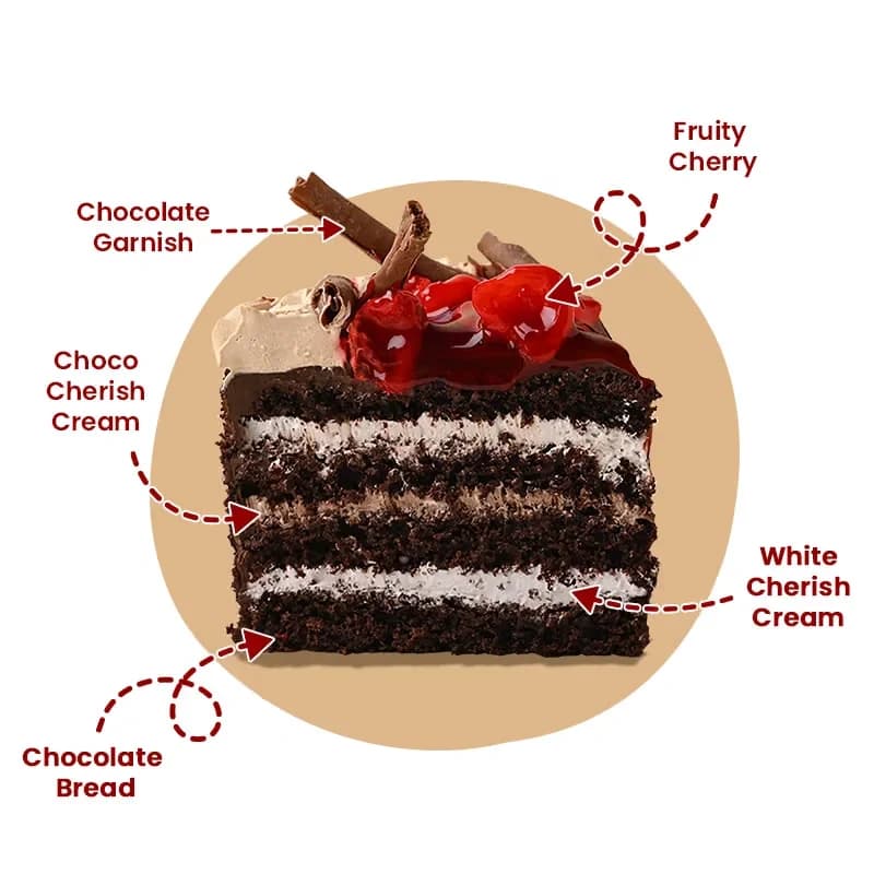 Cherry Black Forest Delight Delice — view 2 of 3