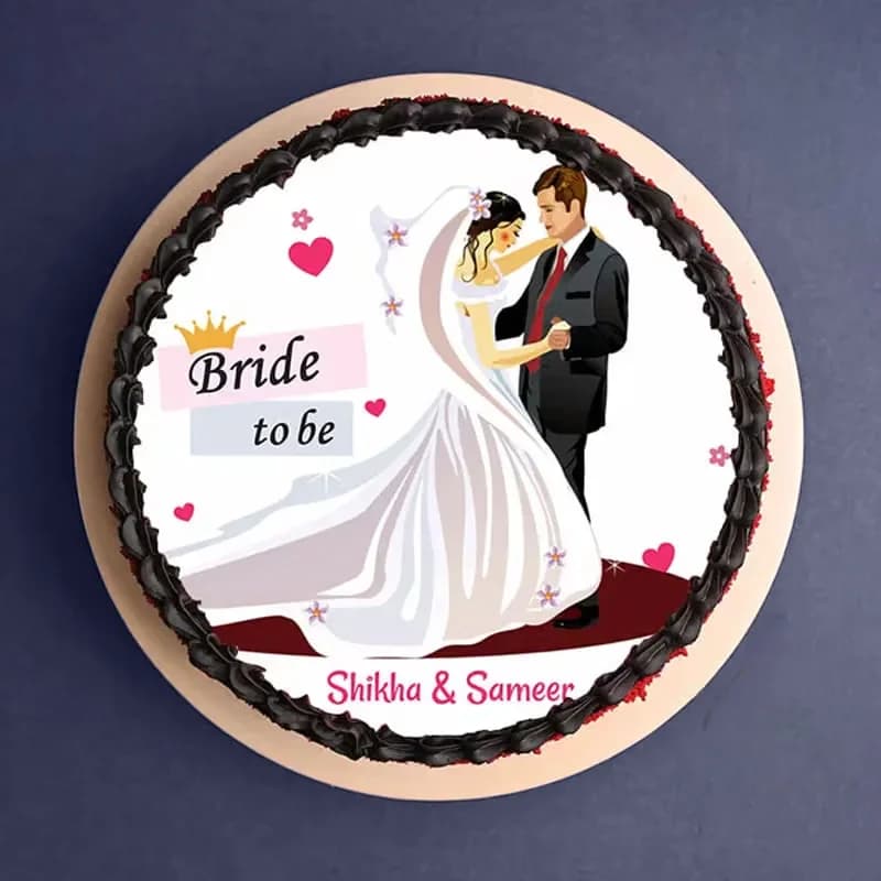 Red Velvet Bride To Be Cake Delice — view 3 of 3