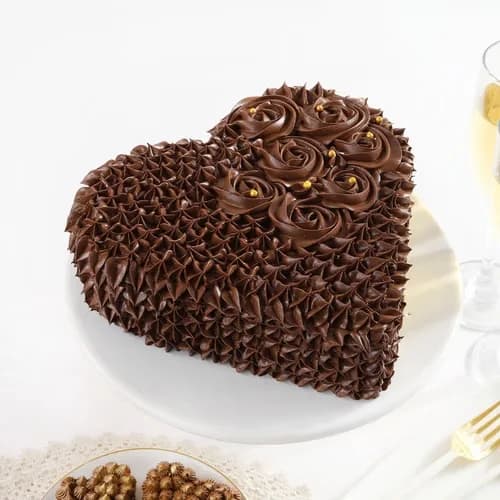 Chocolate Heart Truffle Cake Sweet — view 1 of 3