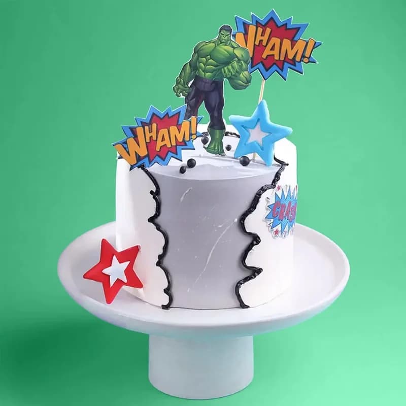 Dynamic Avengers Hulk Cake Sweet — view 1 of 3