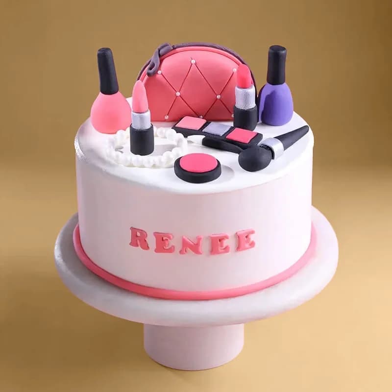 Beauty Lover Makeup Theme Cake Delice — view 1 of 3