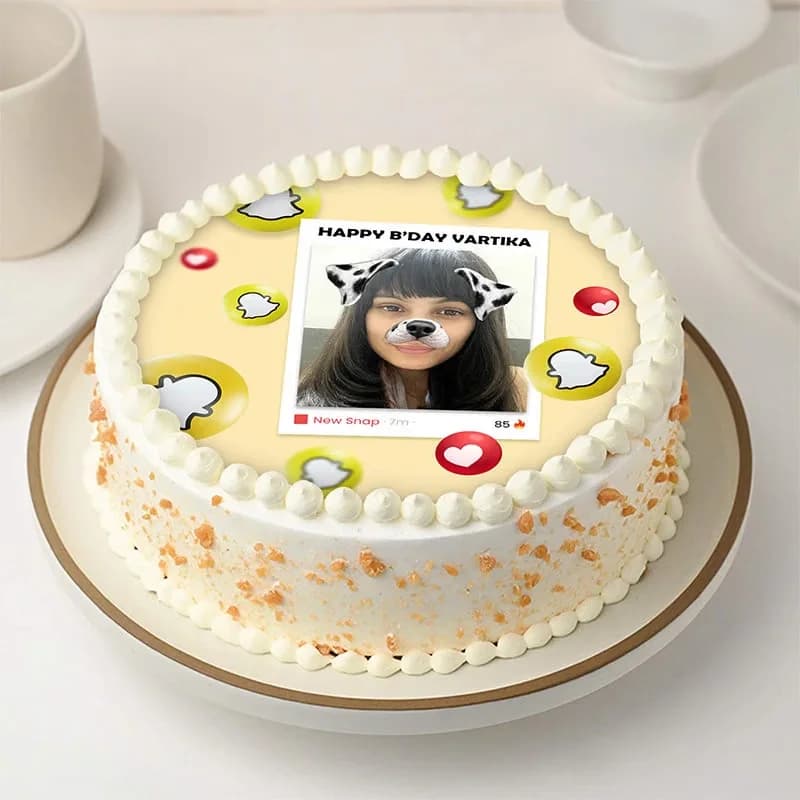 Snapchat Edible Photo Cake Delice — view 2 of 3