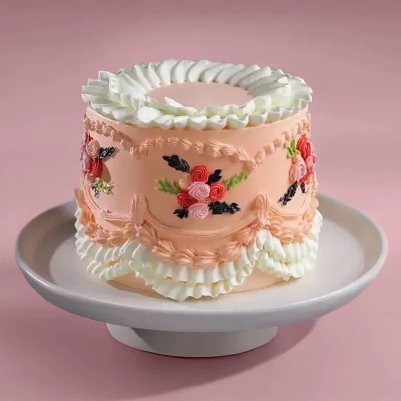 Vintage Floral Cake Delice — view 3 of 3