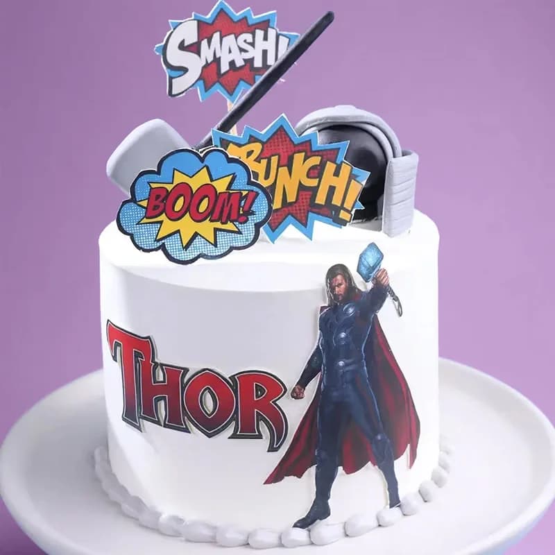 Epic Thor Avenger Cake Sweet — view 3 of 3