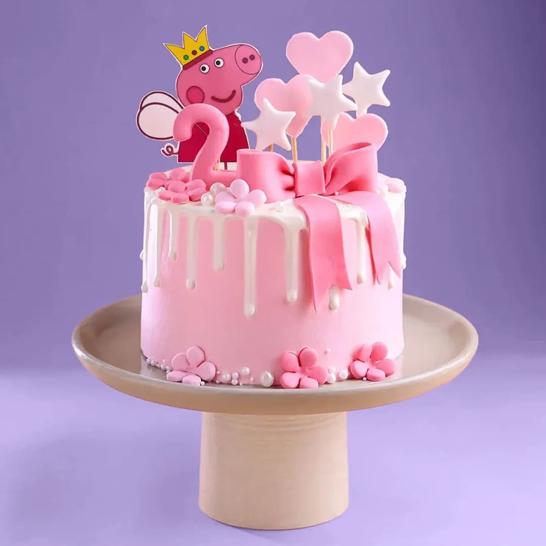 Princess Peppa Pig Drip Cake Delice — view 3 of 3