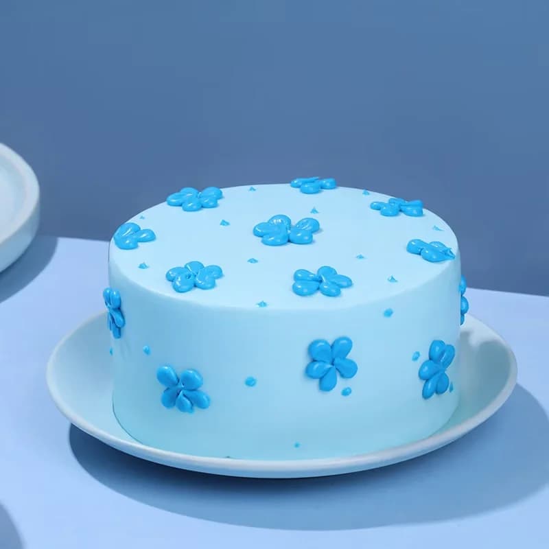 Blue Blossom Chocolate Cake Sweet — view 1 of 3