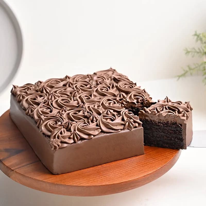 Decadent Chocolate Cake With Birthday Topper Delice — view 4 of 4