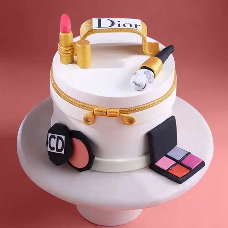 Vanity Bag Makeup Theme Cake Delice — view 1 of 3