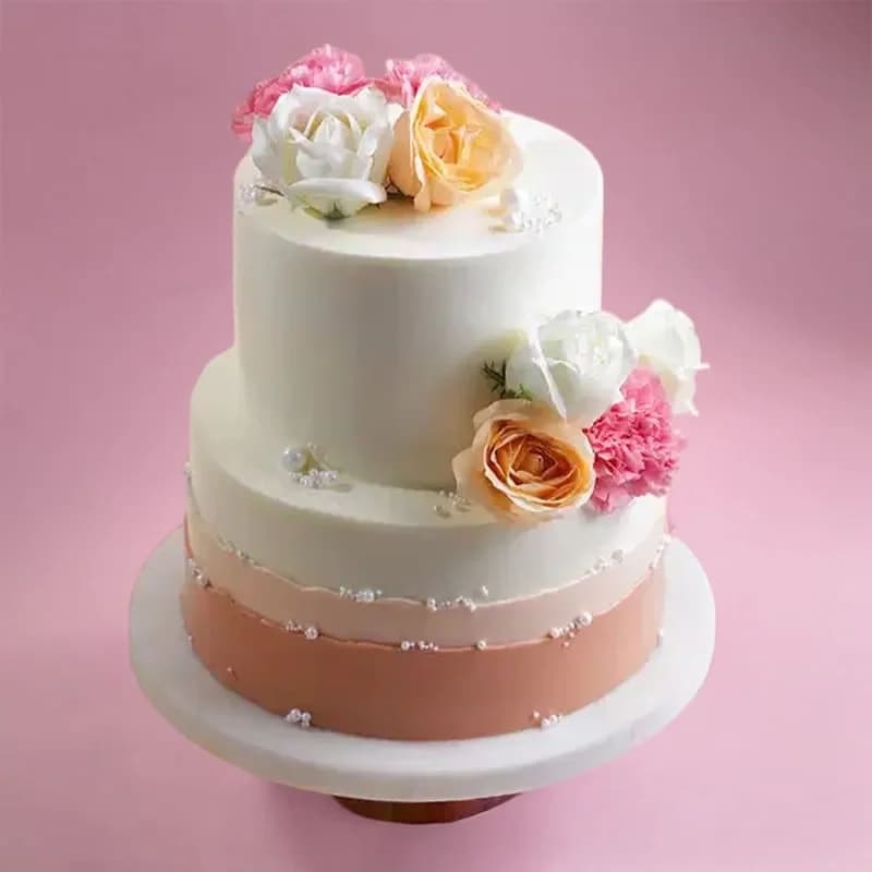 Ombre Petals N Pearls Cake Sweet — view 3 of 3