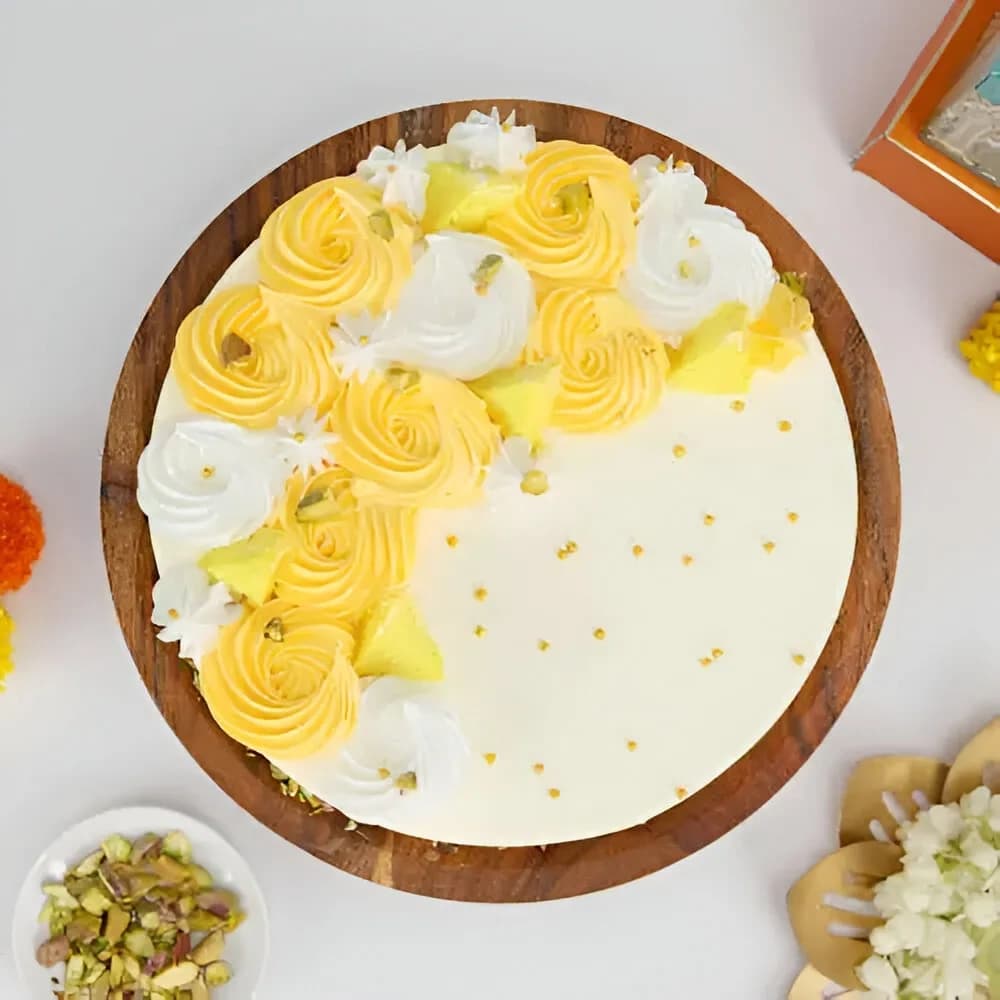Royal Saffron Rasmalai Cake Magic — view 2 of 2