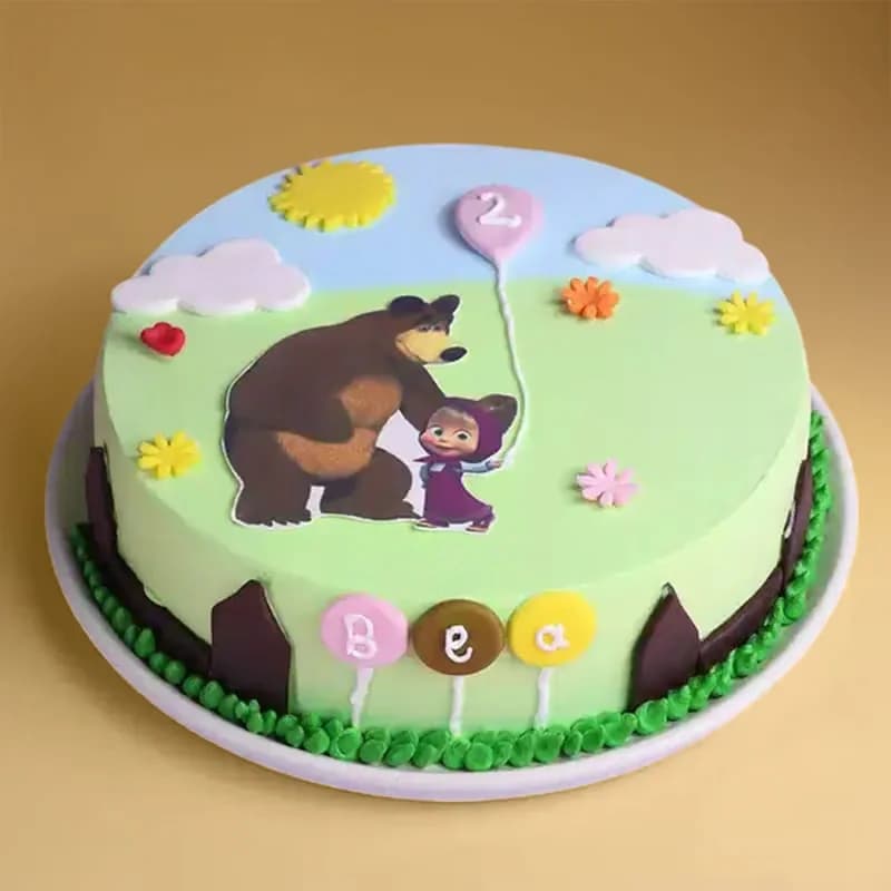 Masha N Bear Birthday Fun Cake Delice — view 3 of 3