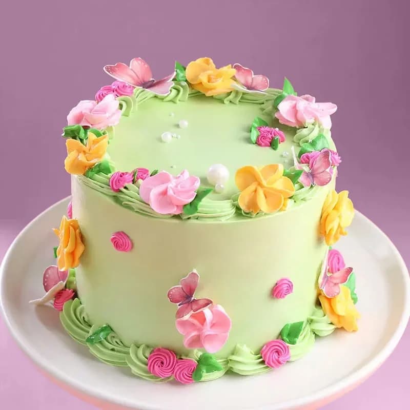 Blooming Garden Theme Cake Delice — view 2 of 3