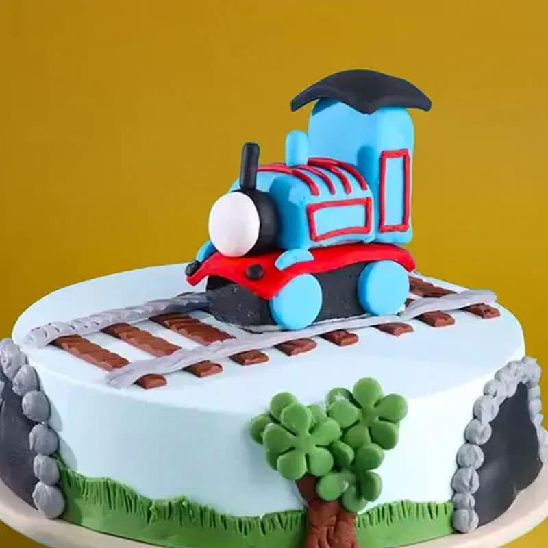 Thomas Train N Track Theme Cake Delice — view 2 of 3