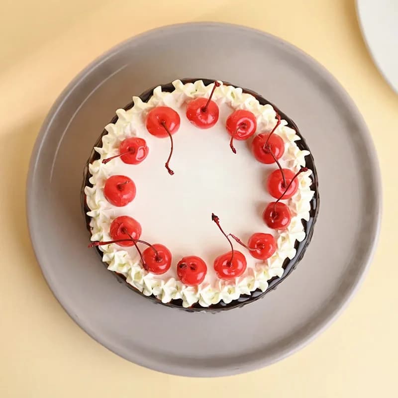 Cherry Topped Black Forest Cake Sweet — view 2 of 3