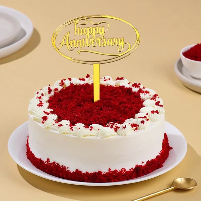 Crumbled Red Velvet Anniversary Cake Sweet — view 2 of 3