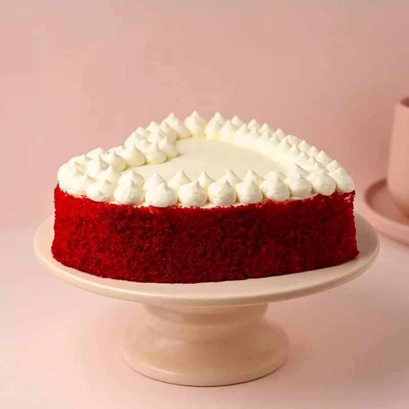 Eggless Red Velvet Love Cake Delice — view 2 of 3