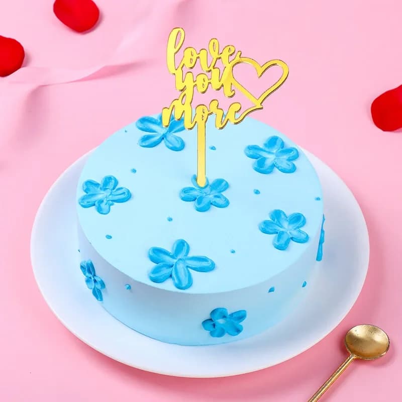 Love Blue Blossom Chocolate Cake Sweet — view 1 of 3