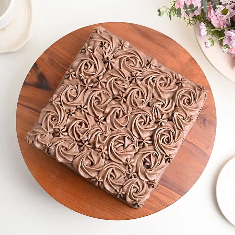 Decadent Chocolate Cake With Birthday Topper Delice — view 3 of 4