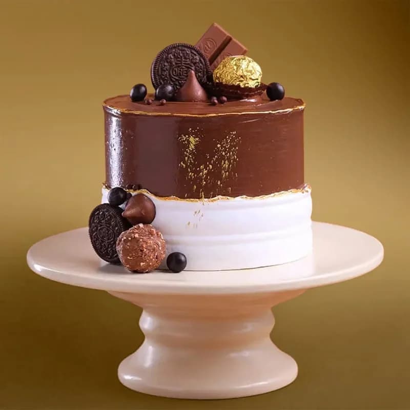 Assorted Toppings Milk Chocolate Cake Sweet — view 3 of 3
