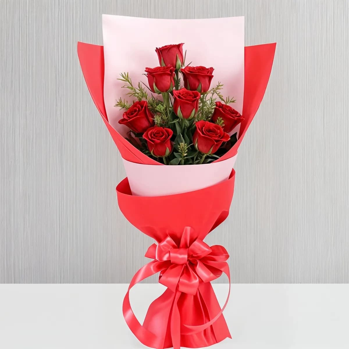 Exotic Red Rose Flowers  Bouquet — view 1 of 1