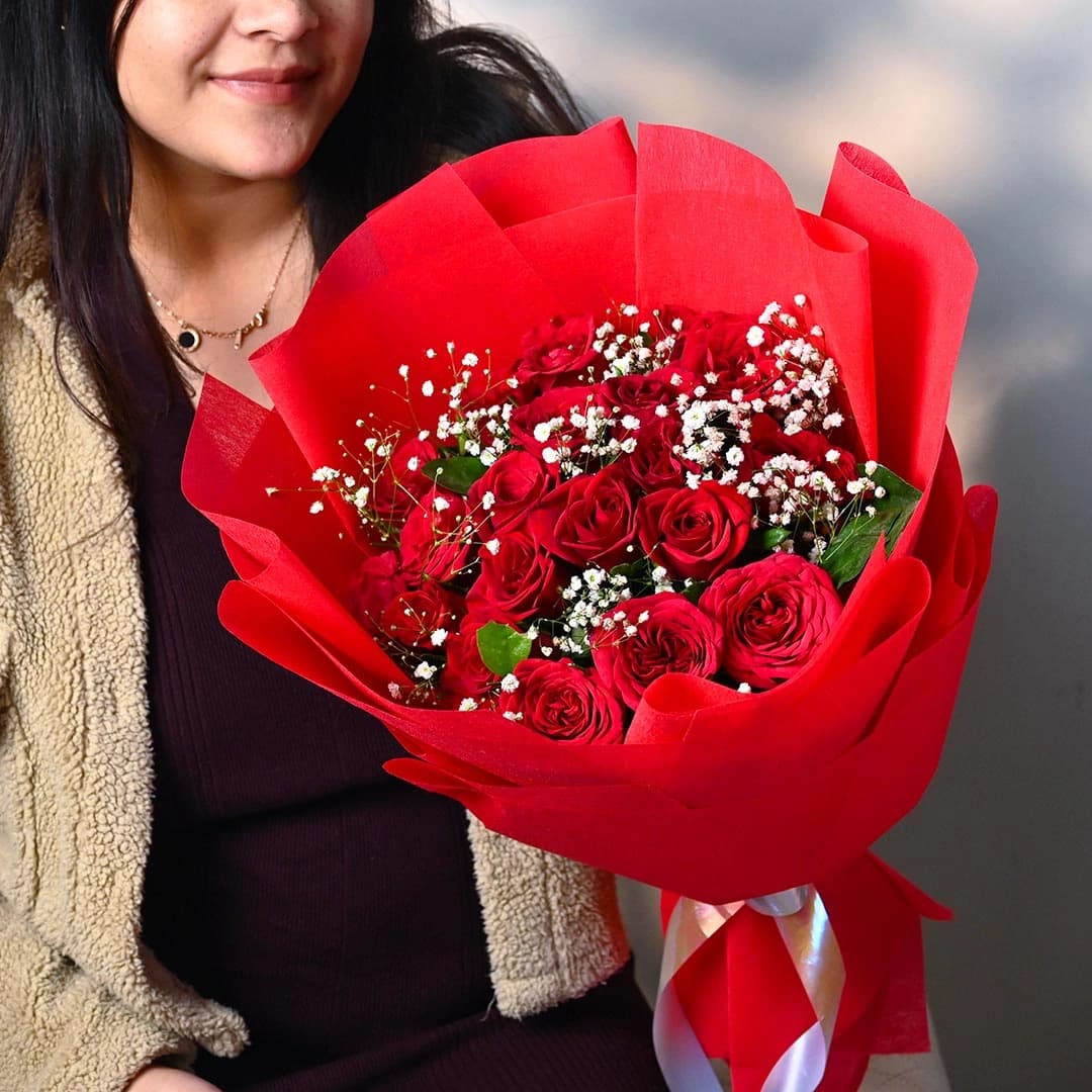 Red Rose Paradise Flowers Bouquets — view 1 of 3