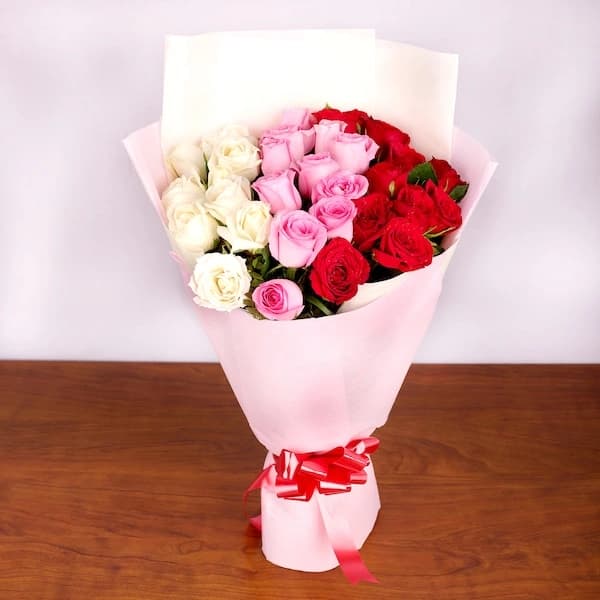 Special Mix Roses Bunch Flowers Bouquet — view 2 of 4