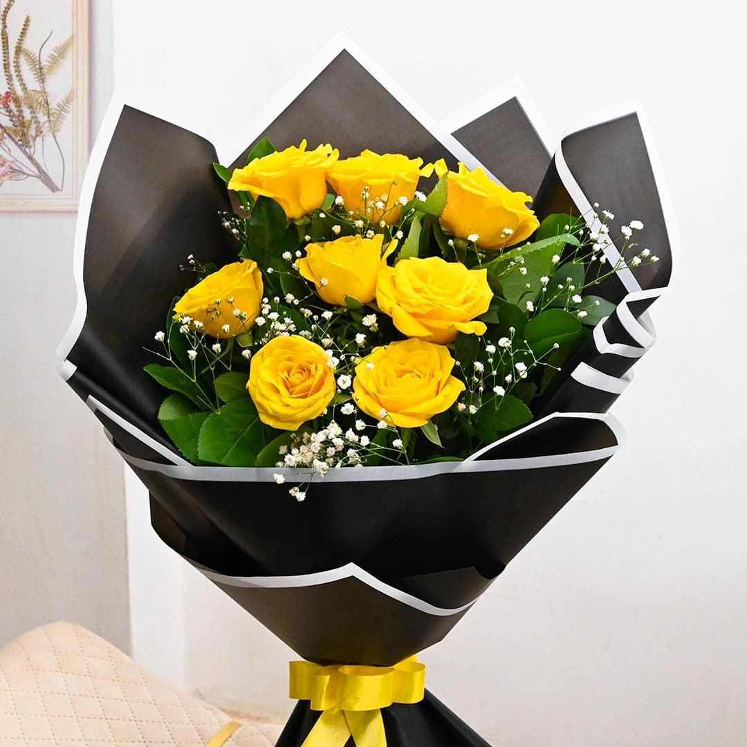 Yellow Charm Flowers  Bouquet — view 2 of 3