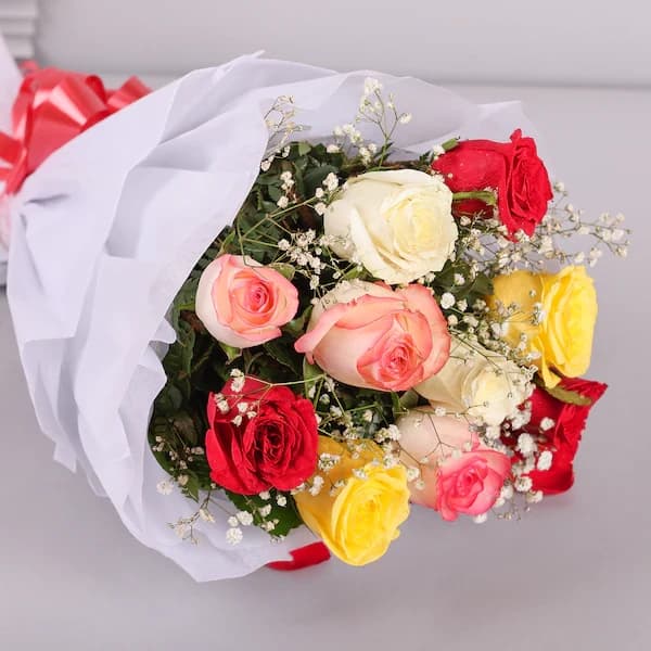 Mixed Roses Romantic Flowers  Bouquet — view 3 of 6