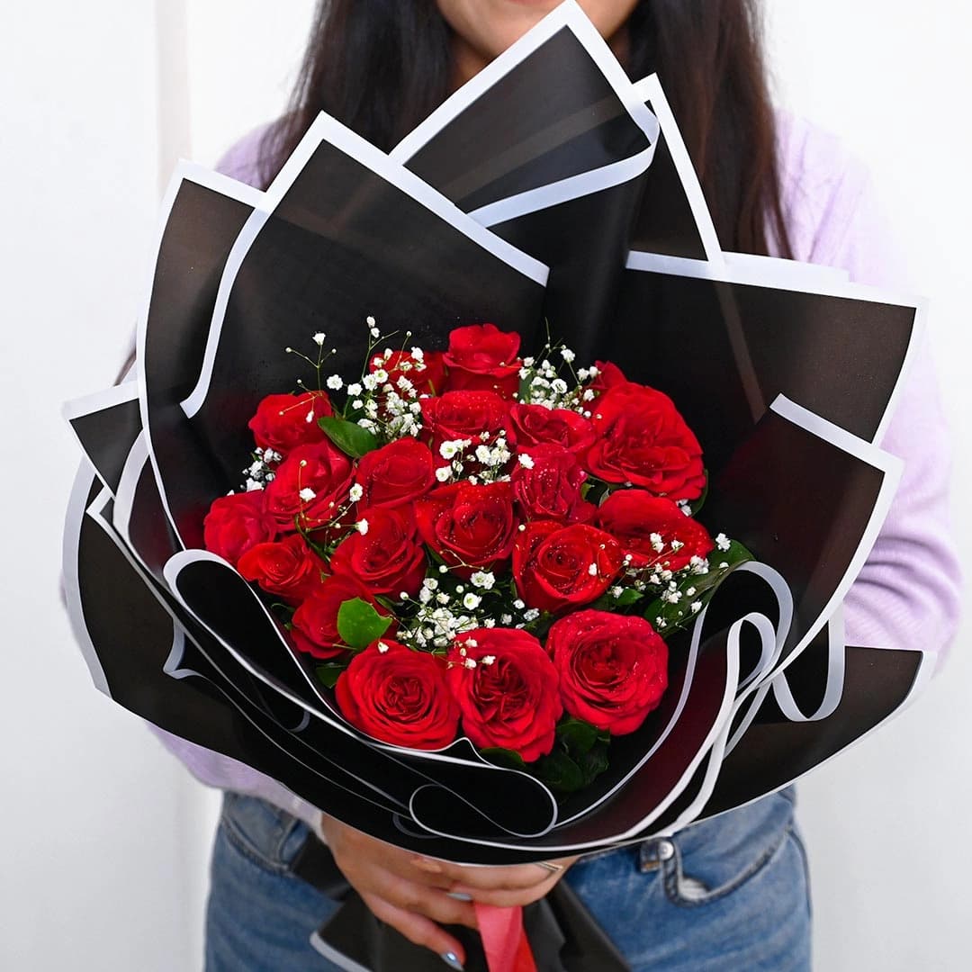Red Roses Temptation Flowers  Bouquet — view 1 of 4