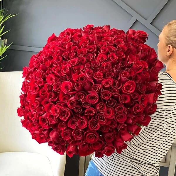 Red Rose Key to Heart Flowers Bouquet — view 2 of 7
