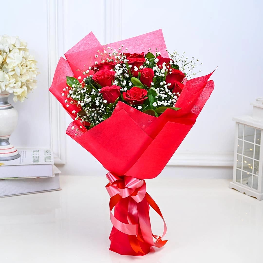 Love Forever Red  Flowers Rose Bouquet — view 1 of 3