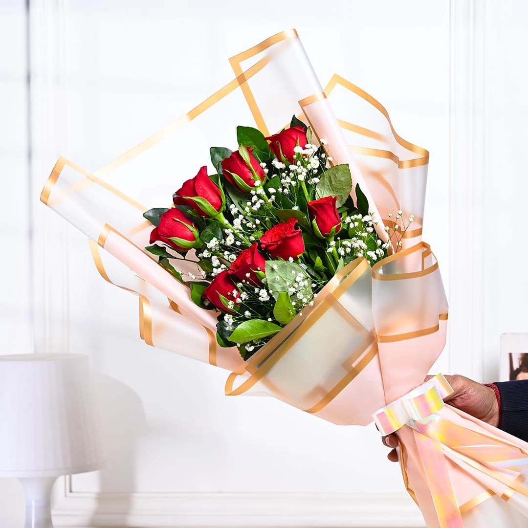 Timeless Love Red Anniversary Roses Bouquets — view 2 of 3