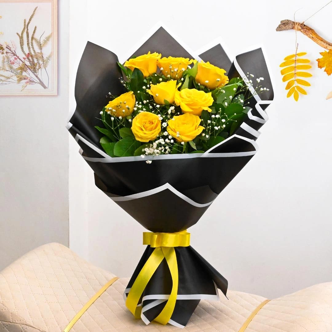 Yellow Charm Flowers  Bouquet — view 1 of 3