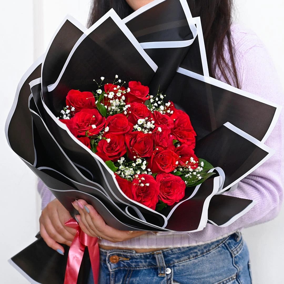 Red Roses Temptation Flowers  Bouquet — view 2 of 4