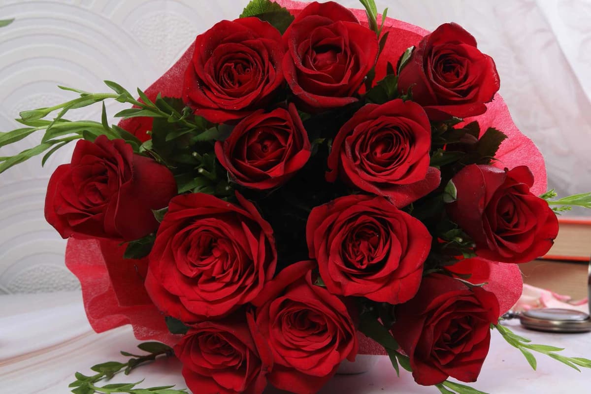 Charming red Flowers  hot bouquet — view 2 of 4