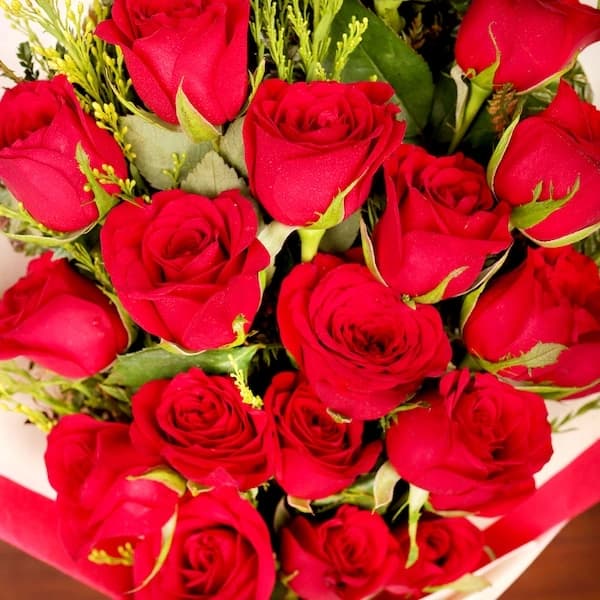 Red Roses Love Flowers Bouquet — view 2 of 3