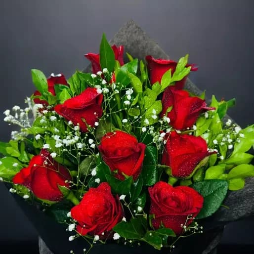 Beauty Of Red & Black Bouquet — view 2 of 2