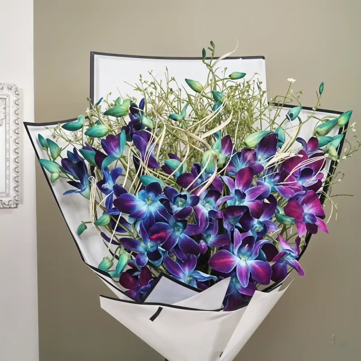 Blue Orchid Flowers  Bouquet — view 2 of 2