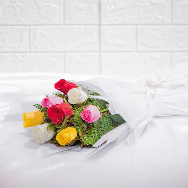 Elegant Mix Roses Flowers  Bouquet — view 2 of 3