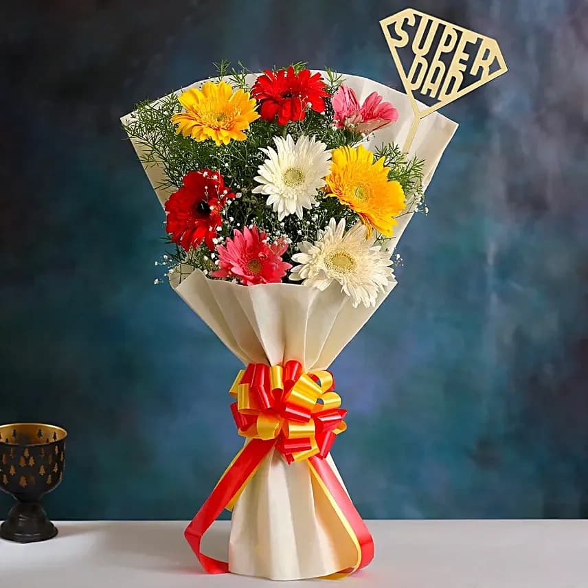 Vibrant Gerbera Medley Flowers  Bouquet — view 1 of 4