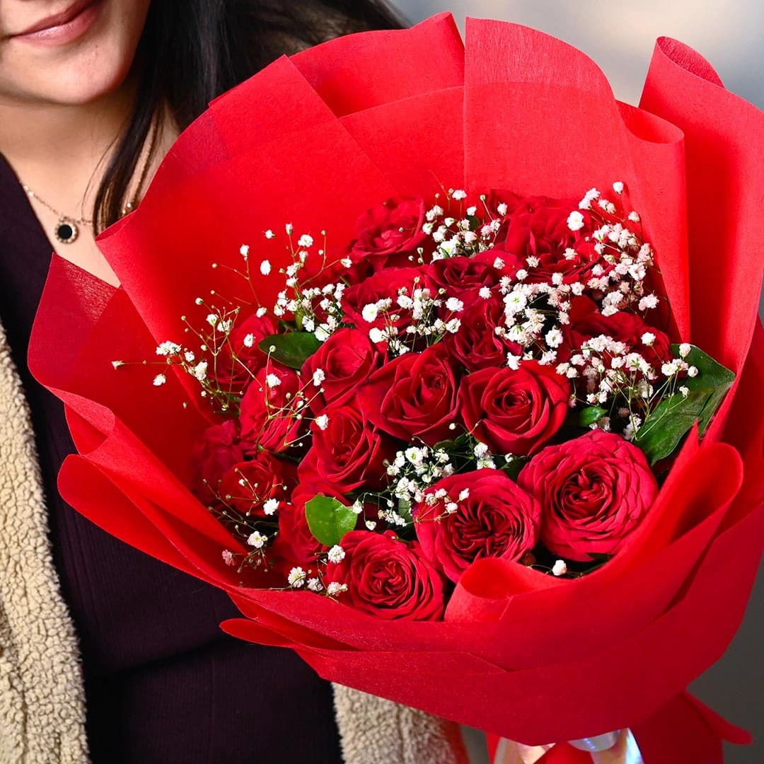 Red Rose Paradise Flowers Bouquets — view 2 of 3
