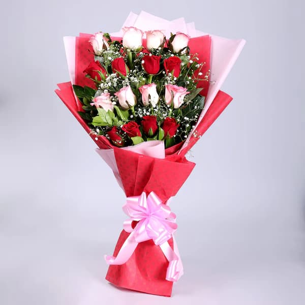 Layered Mix Roses Bouquet Flowers Bouquet — view 3 of 3