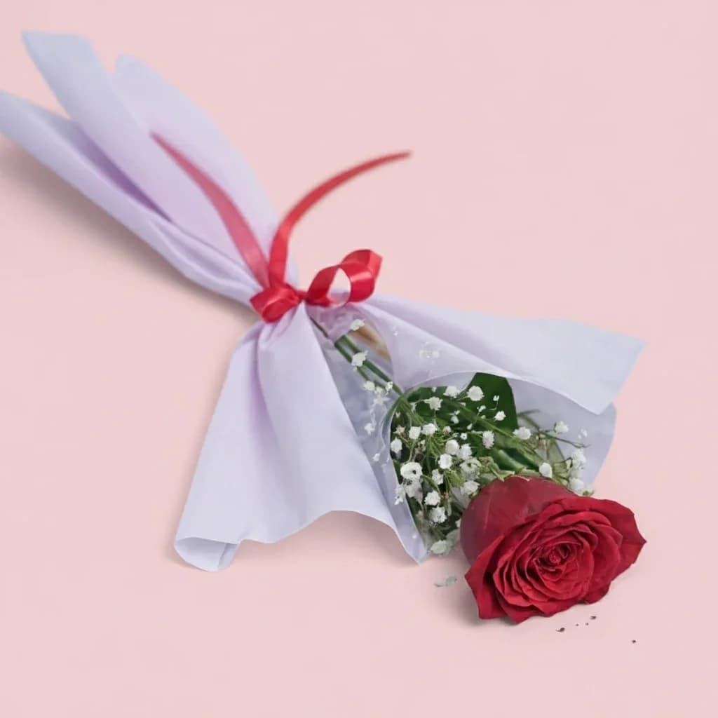 Single Red Rose Flowers — view 1 of 1