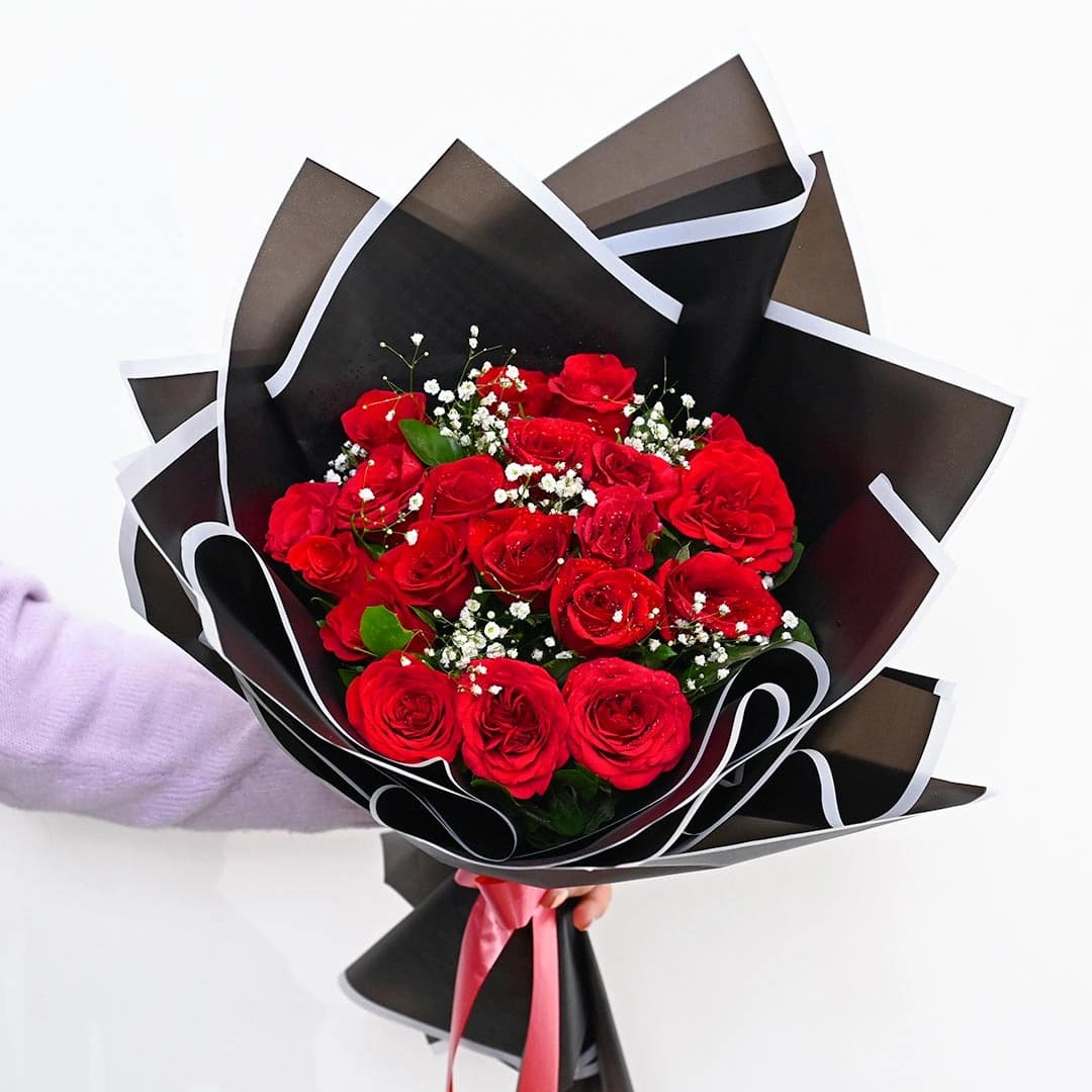 Red Roses Temptation Flowers  Bouquet — view 4 of 4