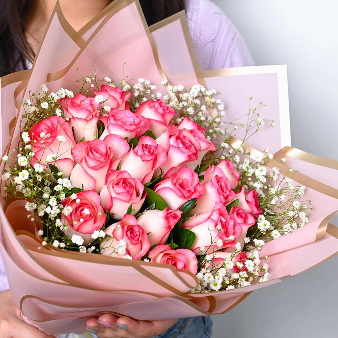 Pink Rose Luxury Flowers  Bouquet — view 4 of 4